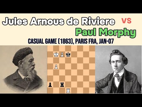 How To Play Chess: Jules Arnous de Riviere vs Paul Morphy || Casual game (1863), Paris FRA, Jan-07