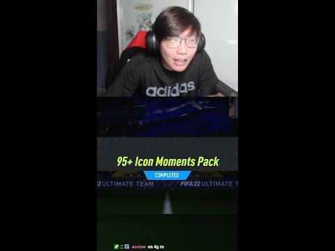 PACK AN INSANE ICON MOMENT! 95+ ICON MOMENTS PACK! FIFA 22 ULTIMATE TEAM #shorts #fifa22 #fifa
