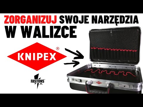 KNIPEX įrankių dėklas standartinis tuščias video