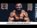 FULL SHOULDER WORKOUT BEFORE MIDWEST GLADIATOR (COMPETITION)