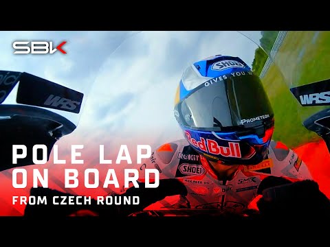 Razgatlioglu's incredible pole lap from onboard his BMW! 🚀 | 2024 #CzechWorldSBK 🇨🇿