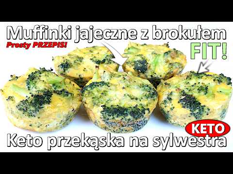 Muffinki jajeczne z brokułem 🥦 | Przekąska na Sylwestra, która znika pierwsza!