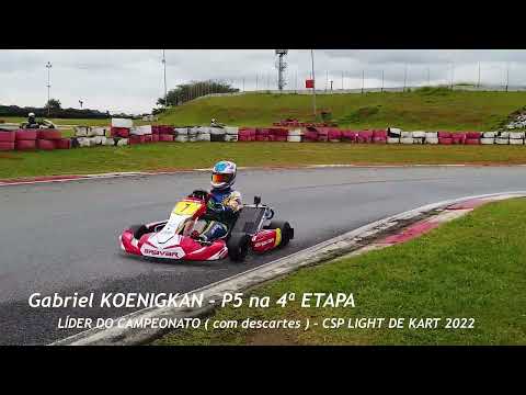 CLIP GABRIEL KOENIGKAN - 4a ETAPA CSP LIGHT DE KART 2022