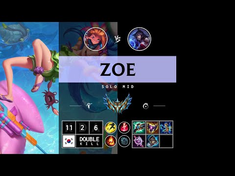 Zoe Mid vs Ahri - KR Challenger Patch 14.12