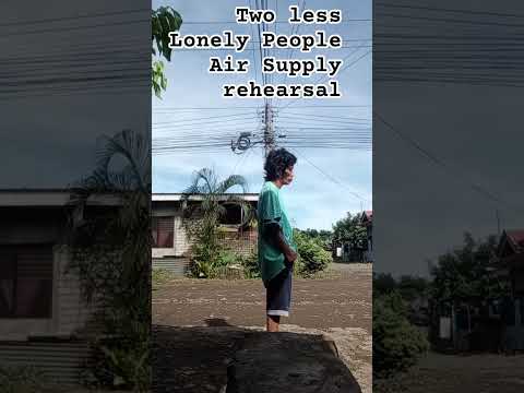 Two less Lonely People Air Supply rehearsal