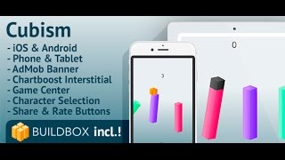 Cubism: BuildBox Game (Easy Reskin) video preview