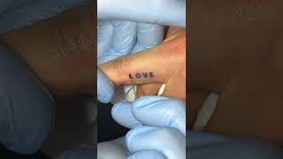 Download lagu ♥️ hand poked finger tatt #tattoo #ink #sticknpoke #tattooartist  #tattooart #inked #art #tattooed mp3