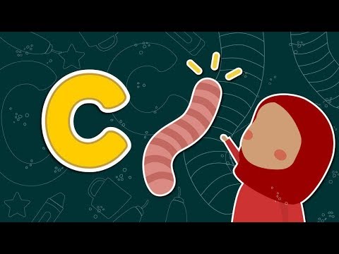 Huruf Abjad: Belajar Huruf Alfabet & Belajar Menulis Huruf C- Pendidikan Anak Usia Dini – Yufid Kids