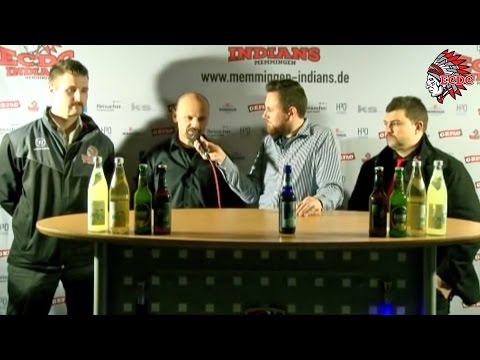 11. Spieltag BEL 2016/17 - ECDC Memmingen - TEV Miesbach - Pressekonferenz
