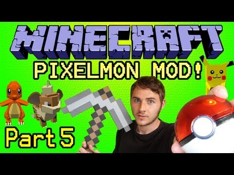 Minecraft: Pixelmon (Pokemon Mod) Part 5 - DIAMOND HUNTING!