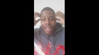 Street Hardened Rapper Lavoisier breaks down crying LIVE after an emotional exchange on Periscope