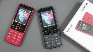 Nokia 150 (2020) red color unboxing, test apps and games