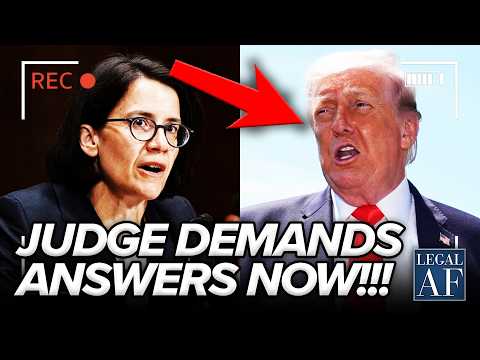 🚨 Trump TRAPPED as Judge DEMANDS ANSWERS!!!