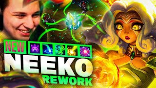 ÇA N'A AUCUN SENS!! - Pandore Reacts NEW NEEKO REWORK & INTERACTIONS! COMPILATION VIDEO