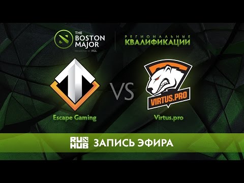 Escape Gaming vs Virtus.pro, Boston Major Qualifiers - Europe [Maelstorm, Nexus]
