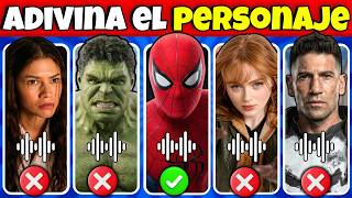 ¡Adivina Los Personajes De SPIDERMAN BRAND NEW DAY!🕷️❤️Adivina Por La Voz🎶❤️Peter Parker🕷️Mj❤️Hulk💚