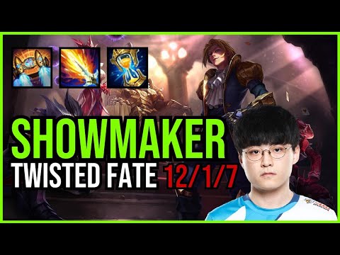 SHOWMAKER - TWISTED FATE vs. YONE Mid | KR MASTER | PATCH 11.2