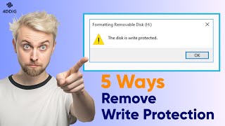 [5 Ways] How to Remove Write Protection from USB Drive in Windows 11/10?