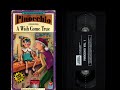 The Continuing Adventures Of Pinocchio A Wish Come True VHS