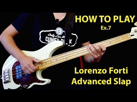 How to Play Lorenzo Forti Bass Riff of the Day 187 Slap & Tapping tecniche avanzate ITA