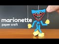 Funny Marionette Paper Craft Idea With Huggy Wuggy Easy Funny DIY Tutorial