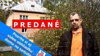 preview picture of video 'Rodinný dom na samote v Humennom - Udavské'