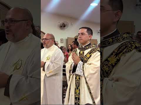 Santa missa com meu sucessor padre Marcos Maciel