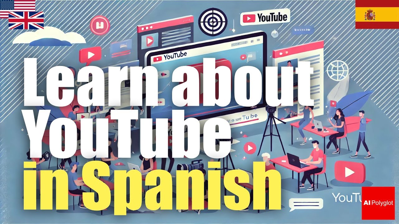 Learn about YouTube in Spanish | Passive listening | with hiragana Learn about YouTube in Spanish | Passive listening | with hiragana