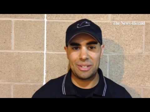 Johnnie Anselmo of Mayfield Village talks about his experience as a fill-in umpire at the Captains-H