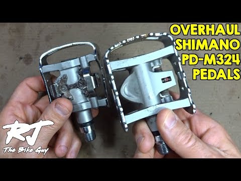 Shimano PD-M324 Pedalüberholung – Reinigen/Schmieren/Einbauen neuer Lager