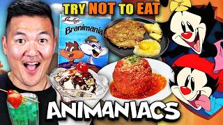 Try Not To Eat - Animaniacs (Branimaniacs Cereal, Gold Eggs And Meat, Italian Feast)