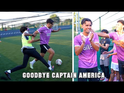 RAPTIS' FINAL GAME... 5IVEGUYSFC PRE SEASON FOOTBALL