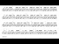 Tower Of Power - Eastside | Drum Score, Drum Sheet Music, 드럼악보