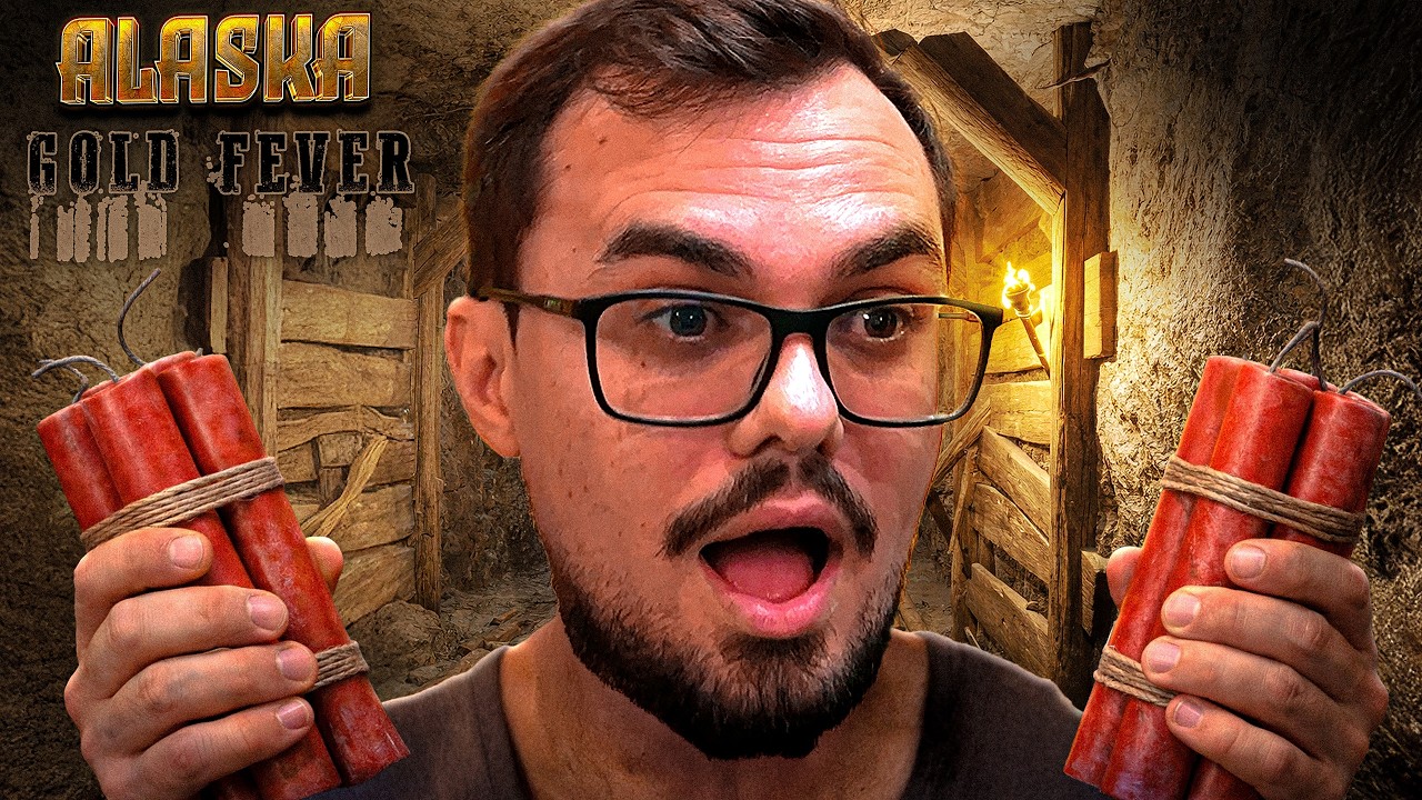 JOGANDO DINAMITE EM TUDO! - Alaska Gold Fever Ep4