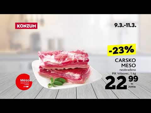 Konzum vikend akcija (9.-11.3.)