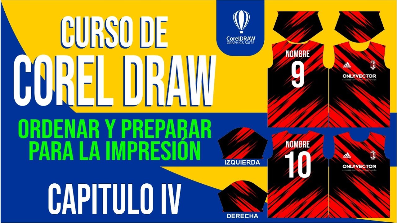 Curso de Corel Draw para Sublimación ( Capitulo IV ) Ordenar para Imprimir