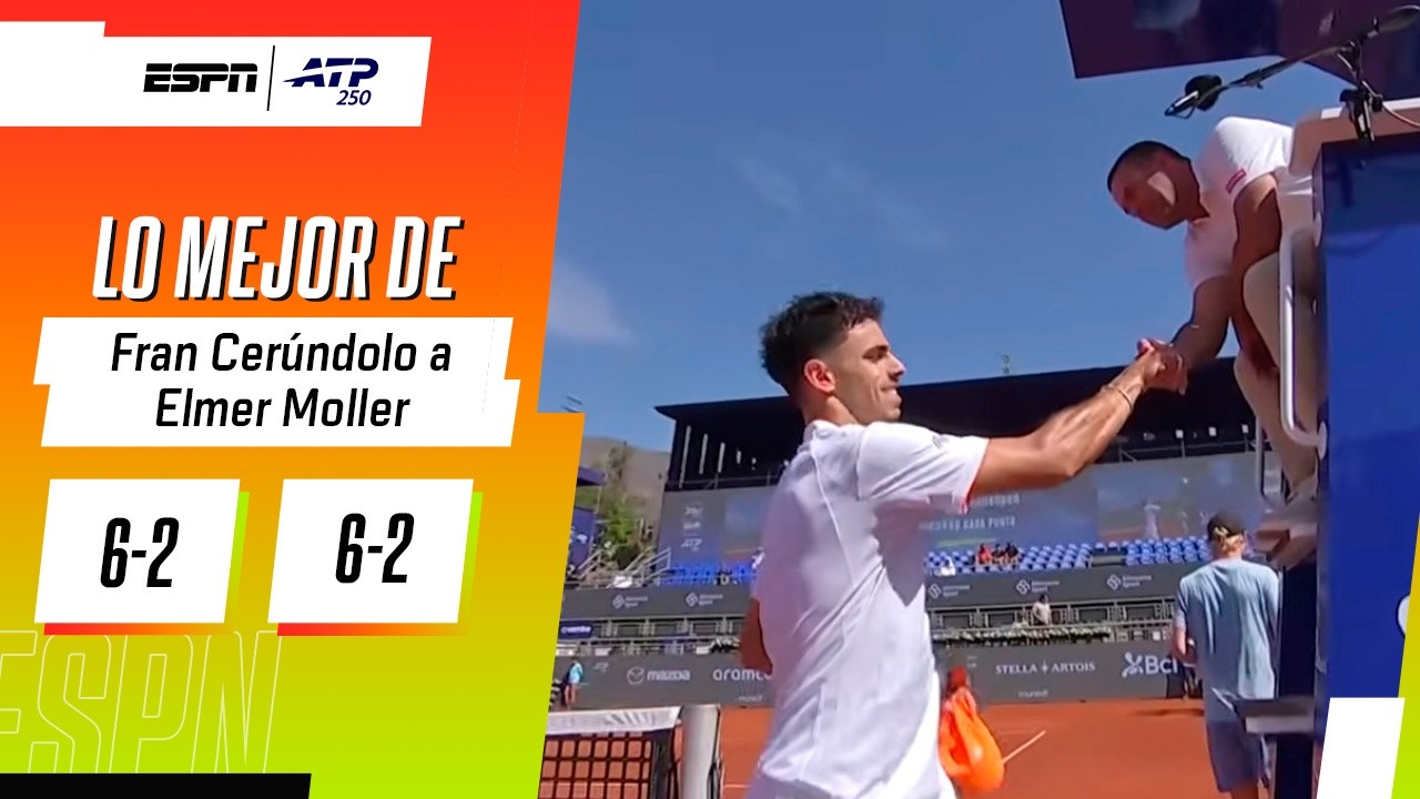 FRAN CERÚNDOLO DEJÓ EN EL CAMINO A MOLLER Y SE METIÓ EN LOS CUARTOS DE FINAL EN SANTIAGO | RESUMEN