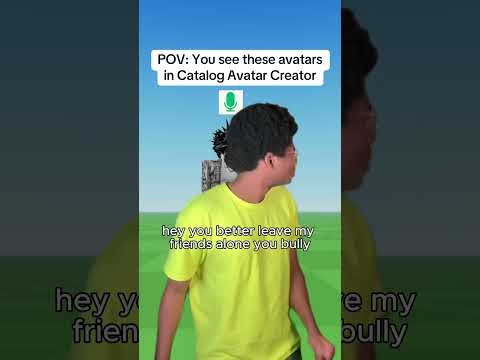 POV: You see these avatars in Catalog Avatar Creator