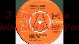 Elton John&#39;s &quot;I Can&#39;t Go On Living Without You&quot; (Stewart A. Brown 1969)