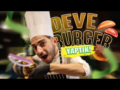 TÜRKİYE'NİN İLK VE TEK DEVE BURGERİNİ YAPTIK | BU KADAR BÜYÜK BURGER Mİ OLUR?