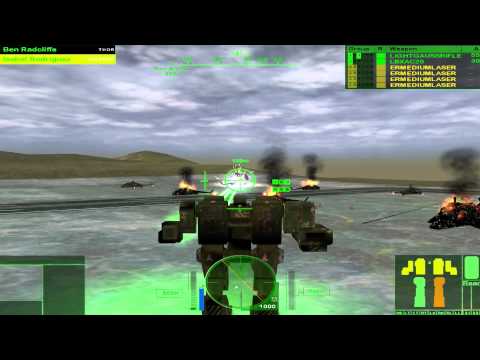 Mechwarrior 4 Black Knight - O2M2 - Clear The Skies [Gameplay]