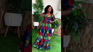MAGAUNI MAREFU YA VITENGE ANKARA GOWN DRESS #ankarafashionstyle #africanclothing #ankara