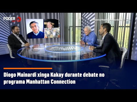 Diogo Mainardi xinga Kakay durante debate no programa Manhattan Connection