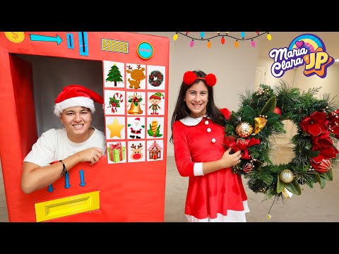 Maria Clara and JP’s Giant Christmas Vending Machine 🎄