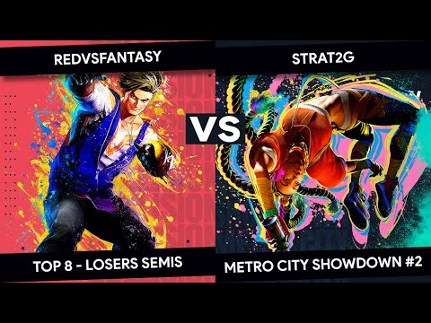Metro City Showdown #2 - RedvsFantasy (Luke) vs Strat2G (Kimberly) - Top 8 - Losers Semis