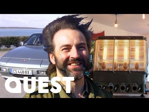 Porsche 924 Turned Into Modern Table Lamp! | Scrap Kings