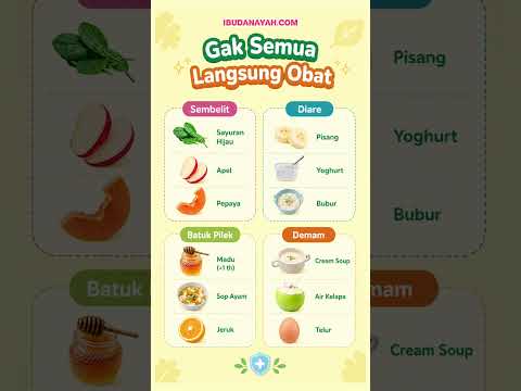 Gak Semua Harus Langsung Obat! Ini Makanan Alami untuk Anak Sakit  #ibudanayah