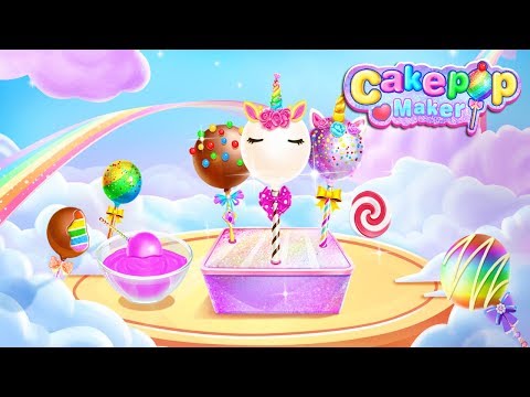 Unicorn Cake Pop Maker–Sweet Fashion Baking Games Video