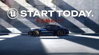 Unreal Engine 5 Beginner Full course - Create a Cinematic Car scene in 2 hours