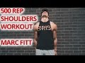 500 Rep Shoulders Workout with Tony Mcallister